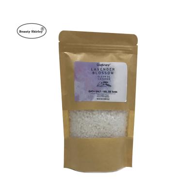 China body & Wholesale Foot Scented Pink Color Relief Bath Salt Bag Bath Dirty Vegan Private Label Spa Lavender Spiritual Bath Salts in Bag for sale