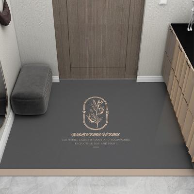 China 2022 5MM Washable Polyester Door Mat House Decoration Floor Rubber Interior Door Mat For Home Entrance for sale