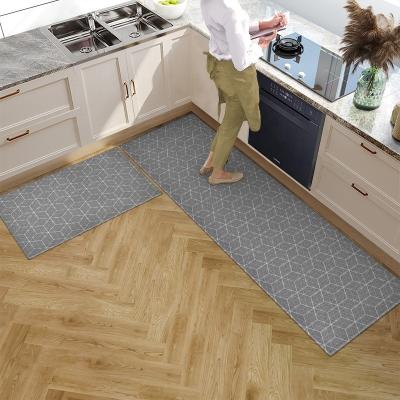 China Good Quality Washable Chenille Kitchen Material Printed Rug for sale