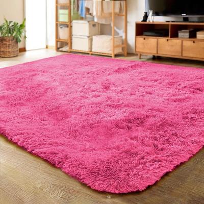 China Non-Slip Ultra Soft Small Fluffy Area Rugs For Bedroom Kids Room Plush Shaggy Nursery Rug Washable Area Blanket for sale