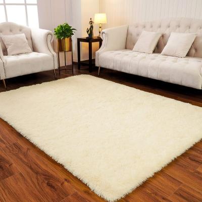 China Customized Modern Style Living Room Bedroom Kids Room Shagyy Super Soft Area Rugs 5x7 Non-slip for sale