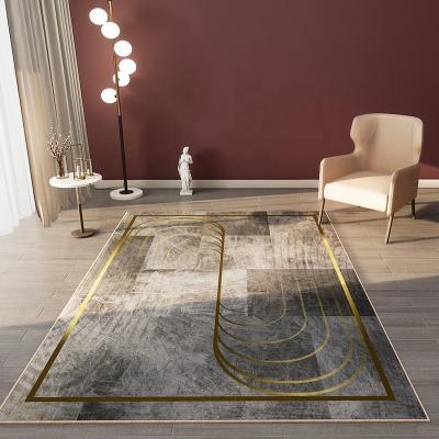 China 2022 Washable Fast Delivery Area Rug Abstract Decoration Modern Rug And Blanket Living Room for sale