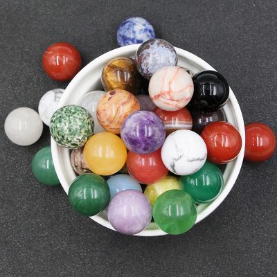 China Diy 20mm Round Ball Crystal Wholesale Non Porous Natural Amethyst Agate Non Porous Stone Round Beads for sale