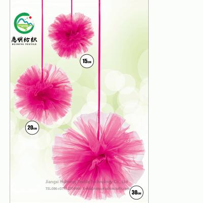 China Factory Direct Selling Yarn Ball Ornaments Wedding Decoration Ceiling Lighting Kids Home Decor Gauze Ball Shrink-Resistant for sale