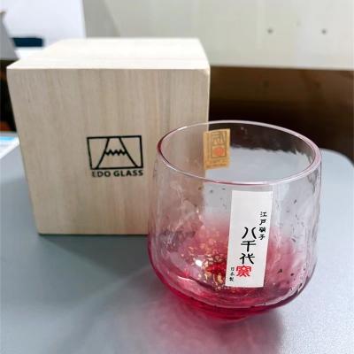 China Zen New Asian Designs Stemless Crystal Drinking Set Colored Glass Juice Starry Coffee Water Sky Glassware Wine Glass for sale