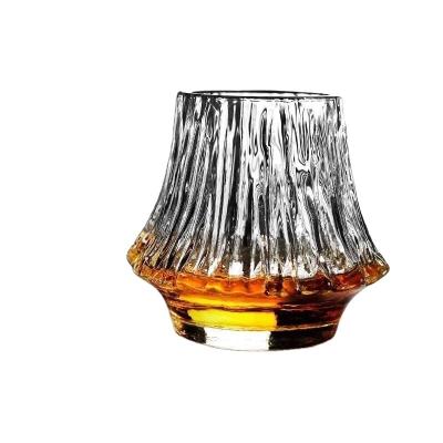 China Reuse Mount Fuji Styling Whiskey High Borosilicate Glass Whiskey Glass Handmade Glass for sale