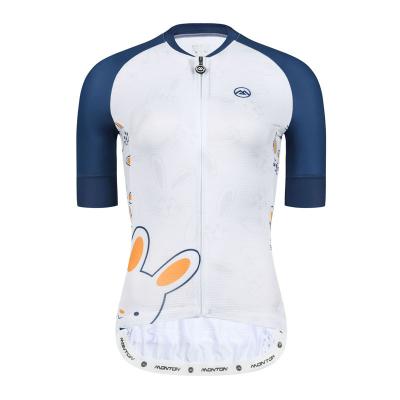 China Breathable Tote Team Custom Sublimation Printing Apparel Raglan Sleeves Cycling Jersey Bunny For Women for sale