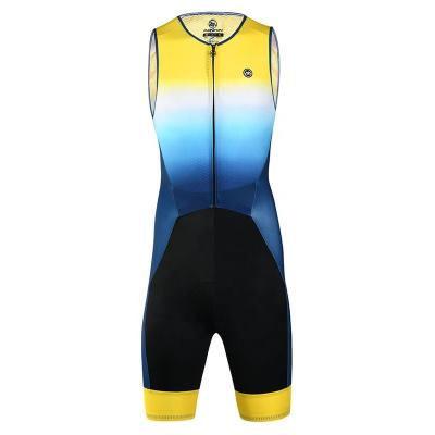 China OEM Mens Triathlon Wear Custom Gear Clothing Antibacterial Skin Tri Suit Running Swimming Cycling Recycling Suit for sale