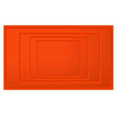 China Versatile Orange Silicone Oven Pads High Temperature Resistant for Blackstone Barbecue Cleaning and Baking for sale