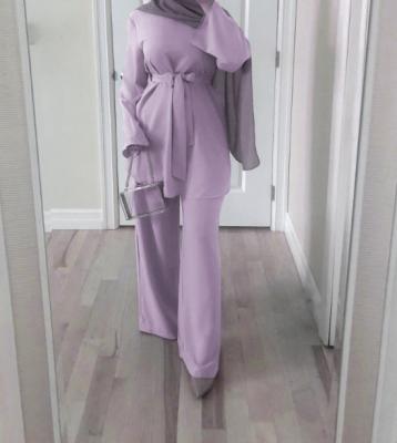 China Polyester Cotton Fashion Beautiful Simple Refreshing Robe Middle East Dubai Suit Muslim Dress Islamic Clothing Abaya for sale