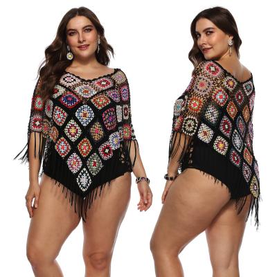 China Zomer 2020 Anti-UV Mesh Cover Up Strand Jurk Witte Vrouwen Gehaakte Bikini Cover Up Badmode Badpak Badpak Mini Jurk Beachwear for sale