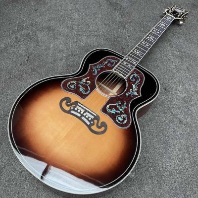 China Custom Acoustic Guitar 43 inches Gibson SJ200 Cocobolo Back side folk classic guitar en venta