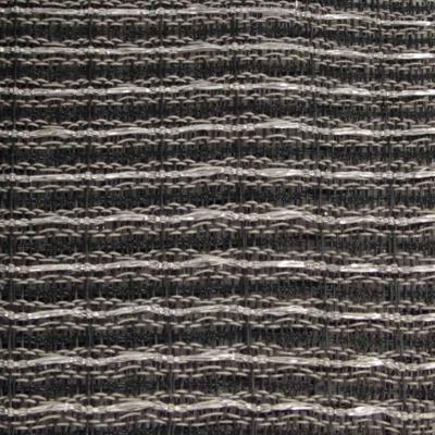 China Cabinet Grill Cloth, Black with Silver Accent 59