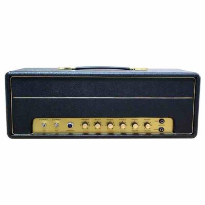 China Custom Grand Style JCM800 Hand Wired All Tube Guitar Amplifier Head in Black Tolex with Ruby Tubes 50W for sale