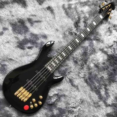 China Custom 5 Strings BBNE2 Nathan East Signature Model Neck Through Body 5-piece Maple Mahogany Neck Electric Bass Guitar for sale