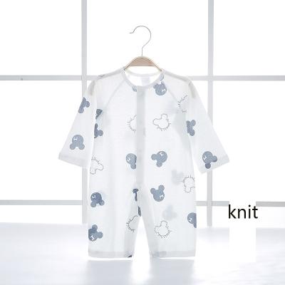 China Lovely 2022 Onesie Summer Newborn Baby Pajamas Air Conditioning Baby Romper Clothes for sale