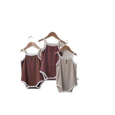 China 2022 Selling Baby Sling Overalls Package Pet Clothes Summer Eco-friendly Hot Cool Triangle Overalls Thin Vest for sale