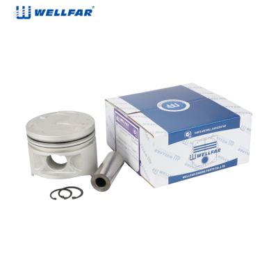 China Wellfar Japanese car piston engine parts spare part 2l 3l 5l rings and pistons for Toyota for Toyota 2l 3l 5l engine for sale