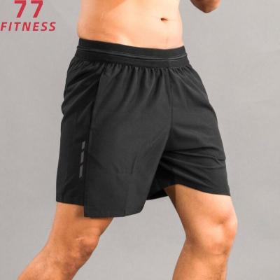 China Anti-Wrinkle Customize Solid Simple Men Sporter Short Pants High Elastic Waistband Running Shorts Workout Joggers Pants With Side Pockets for sale