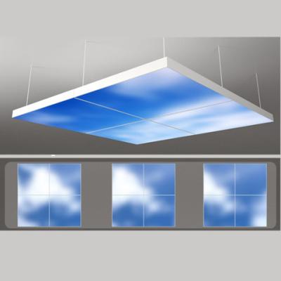 China Frameless Modern Decorative Blue Cloud Sky Panel Light Panel Sky Light Panel for sale