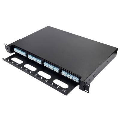 Китай Устойчивая 19 дюймовая сеть Wiegand 48 SC 96 LC 4 портовые волокна Ningbo Patch Panel Optical Fiber продается