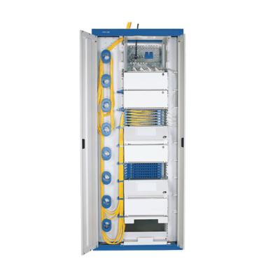 China Outdoor Fiber Optic Terminal Box for 96 144 288 Fiber Cable in Cross Connect Cabinet for sale