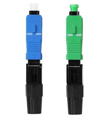 Cina 100pcs FTTH Fiber Quick Connector Field Assembly per una trasmissione fluida del segnale in fibra in vendita