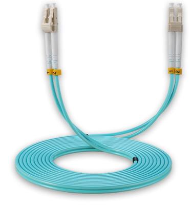 China Telecommunication Connection SC LC UPC to LC UPC OM4 SR Duplex Fiber Optic Patch Cord for sale