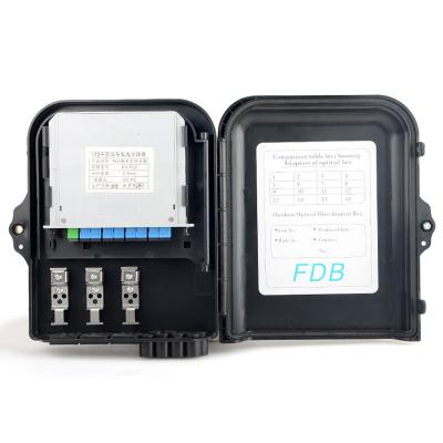 China Telecommunication 8-Port FTTX Outdoor LGX Fiber Optic Splitter Distribution Box for sale