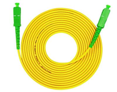 China Single Mode G657A SC UPC APC Fiber Optic Patch Cord for Indoor Outdoor FTTH Network for sale