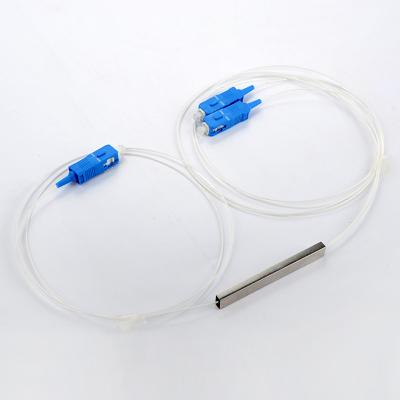 China 1x2 1x4 1x8 Mini PLC Optical Fiber Splitter 2 Way Fiber Optic Cable Network wifi 3 for sale