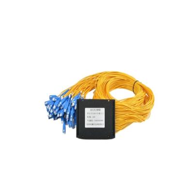 China 3 1x2 1x4 1x8 1x16 Fiber Optic Steel Tube Cable Mini/LGX/ABS Optical Fiber Ratio Optical Coupler Fiber PLC Splitter for sale