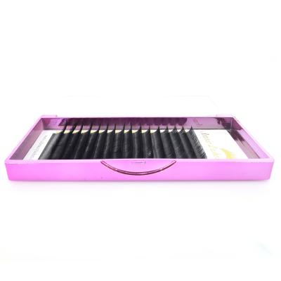 China Long Real Natural Soft Faux Mink Lash,False Eyelash Extensions Flat Quick Fanning Mink for sale