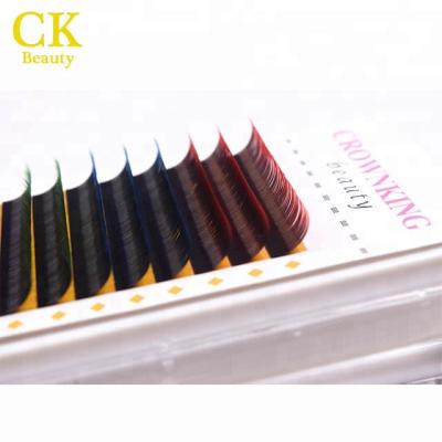 China Synthetic Hair Lash Extension, Academy Two Tone Lashes, Korean Silk Volume Eyelash Supply Beauty Extension for sale