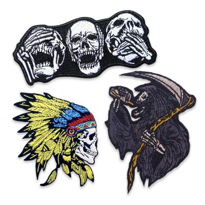 China Viable Custom Logo Patch Iron On Badge Embroidery Patches For Hats Clothes for sale