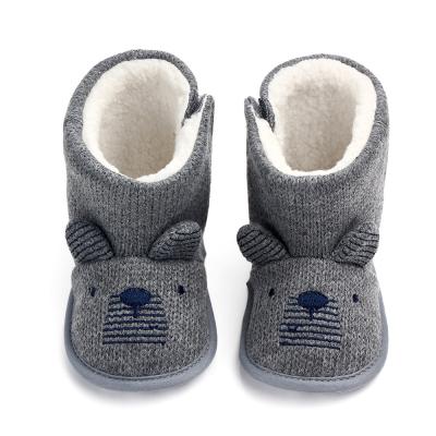 China Fashion\Comfortable High Quality Cute Cartoon Newborn Baby Toddler Winter Baby Boot Shoes Warm Design for sale