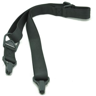 China Nylon Webbing Army Tactical Military 2 Point Adjustable Type Multi Rifle Sling Gun Sling Mission System for sale