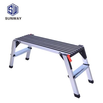 China Folding Ladders Car Wash Ladder Platform Ladder Aluminum Work Platform for sale