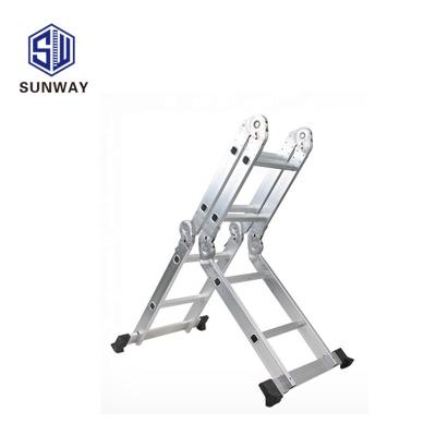 China High Quality Folding Insulation Ladders Custom Hinge Extendable Universal Ladder 2 Steps for sale