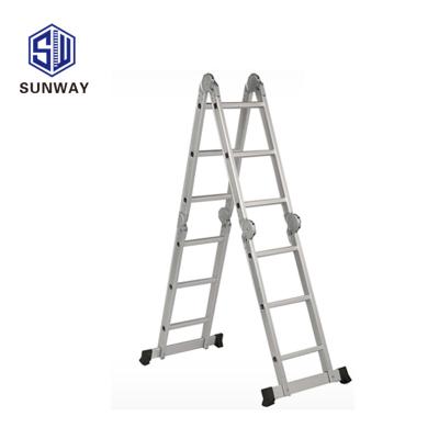 China Factory Supply Aluminum Ladder Telescopic Aluminum Folding Folding Ladders for sale