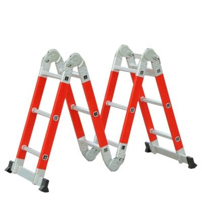 China Super New Style Bookcase Folding Ladders Quality Ladder Fiberglass Telescopic Ladder for sale