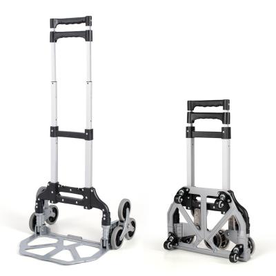 China Folding Best Selling Goods Using Hand Push Aluminum Folding Shopping Cart Trolley for sale