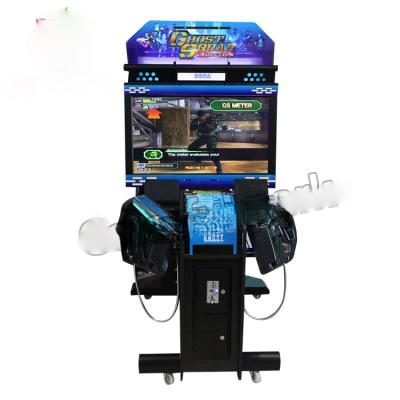 China Plastic Racing Simulator Machines Coin Acceptor Entertainment Arcade Cabinet Shooting Game for sale