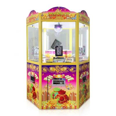 China High Profit 6 Wood Players Pushing Coins Machine Quick Game Jackpot Redemption Token Coin Supplier Arcade Game Machine for sale