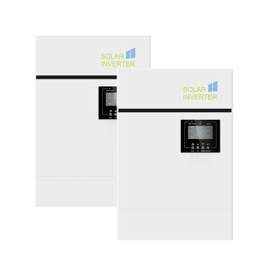 China Sacolar Mppt Pure Sine Wave With Charger 500V PV 3.5kw 5kw Input Hybrid Off Grid Solar Inverter 470*320*135mm for sale