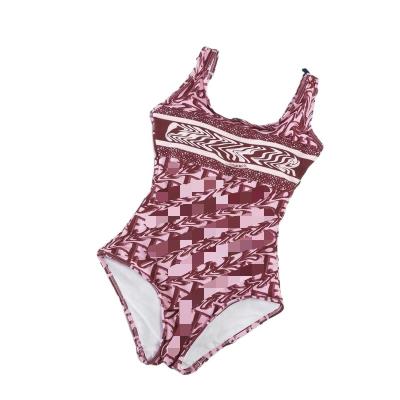 China Wholesale Luxury Plus Size Triangle Bikini Letter Print Designer Swimsuits Famous Brands Women's Sexy Swimwear Swimwear for sale