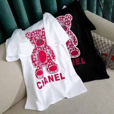 China New Fashion QUICK DRY Custom Cartoon Luxury Women's Plus Size Cotton T-shirts 3D Prints Brand T-shirts Wholesale for sale