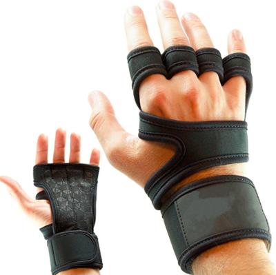 China All Hot Selling Fitness Leather Sports Non-slip Wrist Gloves for sale