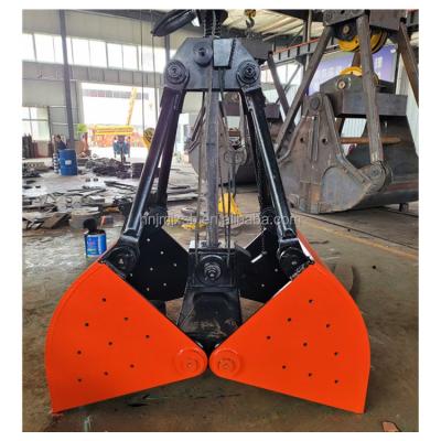 China Durable Excavator Hydraulic Grab 360 Degree Rotating Rock Grapple for sale