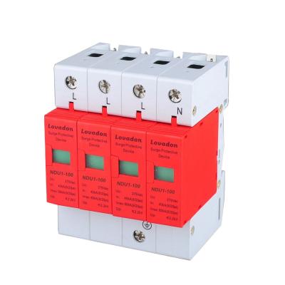 China PA66 NDU1-100 Surge Protector Appliance Class B Surge Protector Device for sale